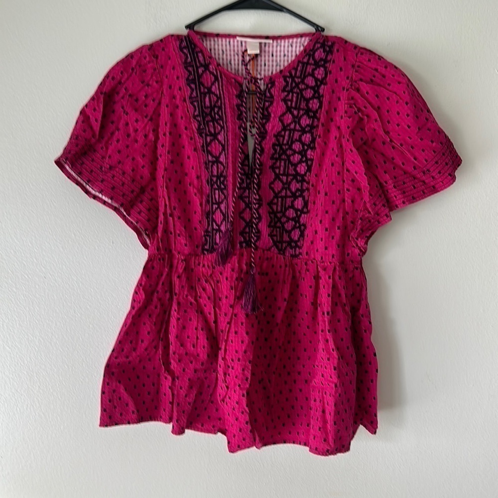 Women's X-Small Red Top Knox Rose